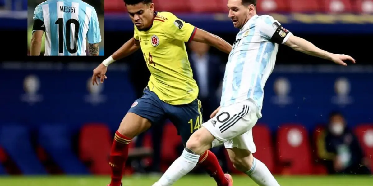 Luis Díaz en su último partido contra la Selección Argentina no quiso cambiar la camiseta con Lionel Messi y prefirió la de otro jugador por una importante razón.