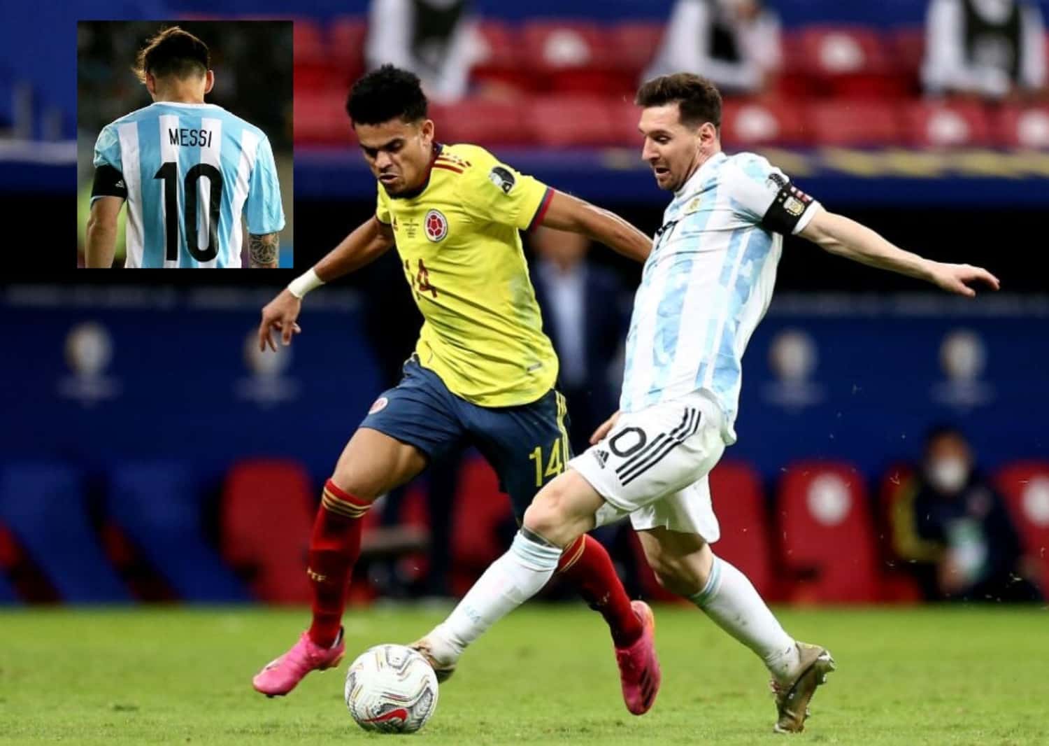 Luis Díaz en su último partido contra la Selección Argentina no quiso cambiar la camiseta con Lionel Messi y prefirió la de otro jugador por una importante razón.
