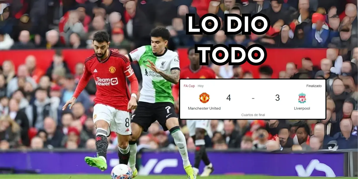 Luis Díaz sufrió una dura caída en el Liverpool. Foto tomada de Liverpool Web Site.