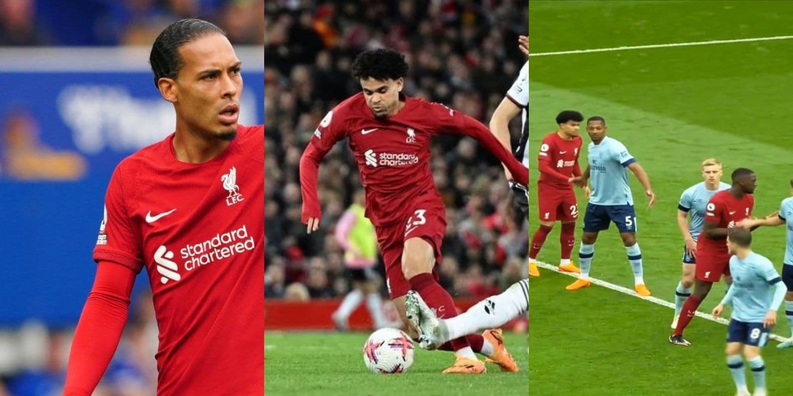Luis Díaz sumó minutos nuevamente con el Liverpool.