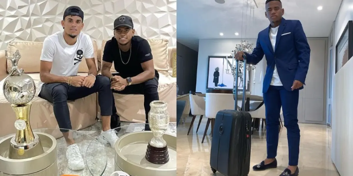 Luis Díaz tiene dos hermanos: Jesús Díaz y Roller Díaz; ambos jugadores de fútbol, pero Luis les ha colocado la vara muy en alto y las comparaciones no faltan.