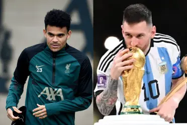 Luis Diaz tuvo un gesto con el astro argentino tras ganar la Copa Mundo de Catar 2022