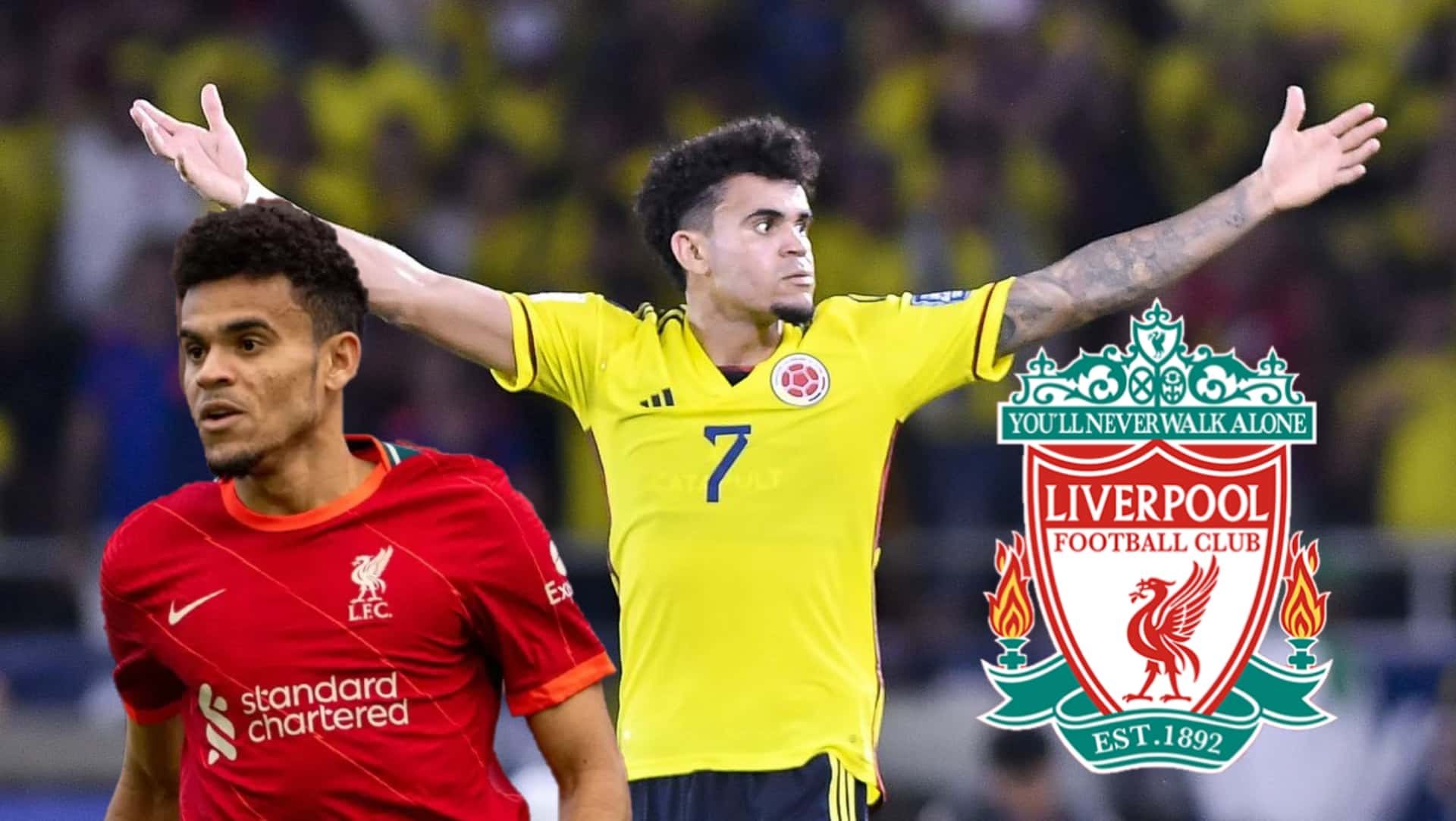 Luis Díaz viene de jugar los dos partidos amistosos de la selección Colombia (Fotos: The Liverpool Offside,
