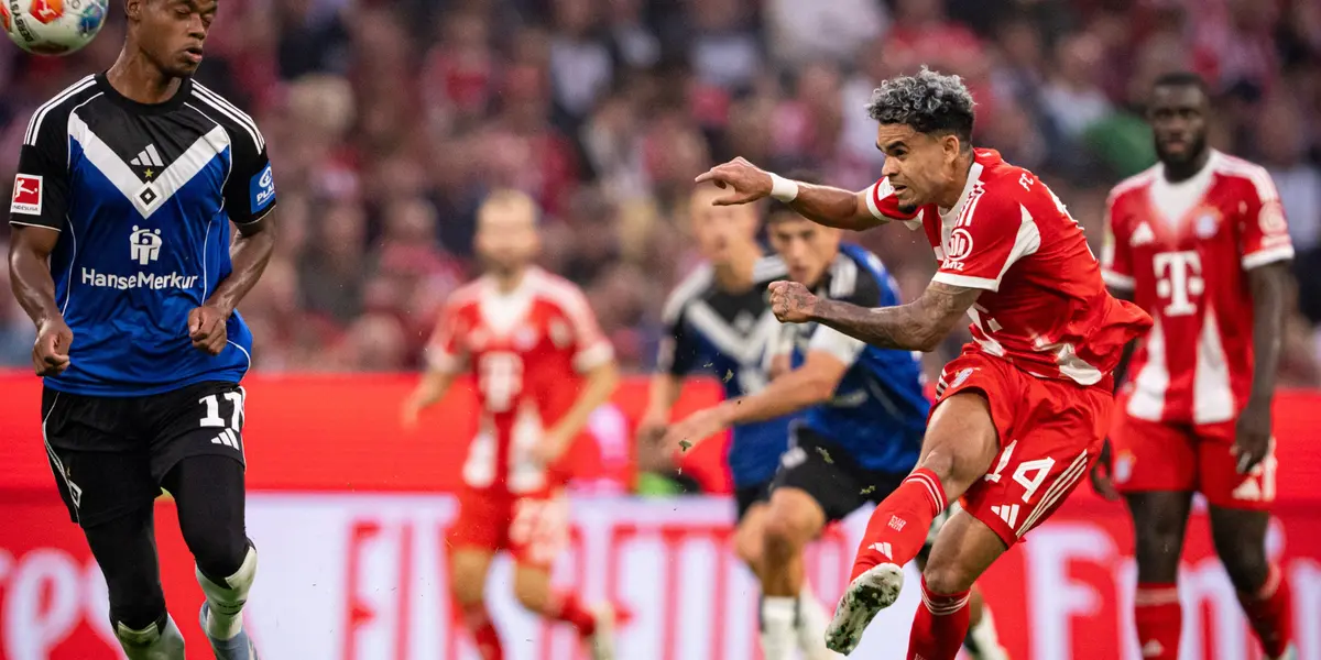 Luis Díaz volvió a marcar con el Bayern Múnich y estos fueron sus números Foto: FC Bayern