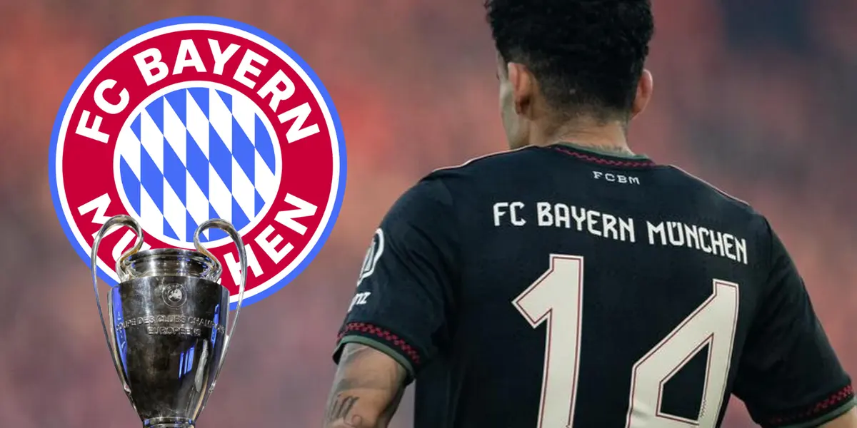 Luis Díaz y el cambio que haría el Bayern Múnich para su próximo juego de Champions League Foto: Luis Díaz y Escudoteca