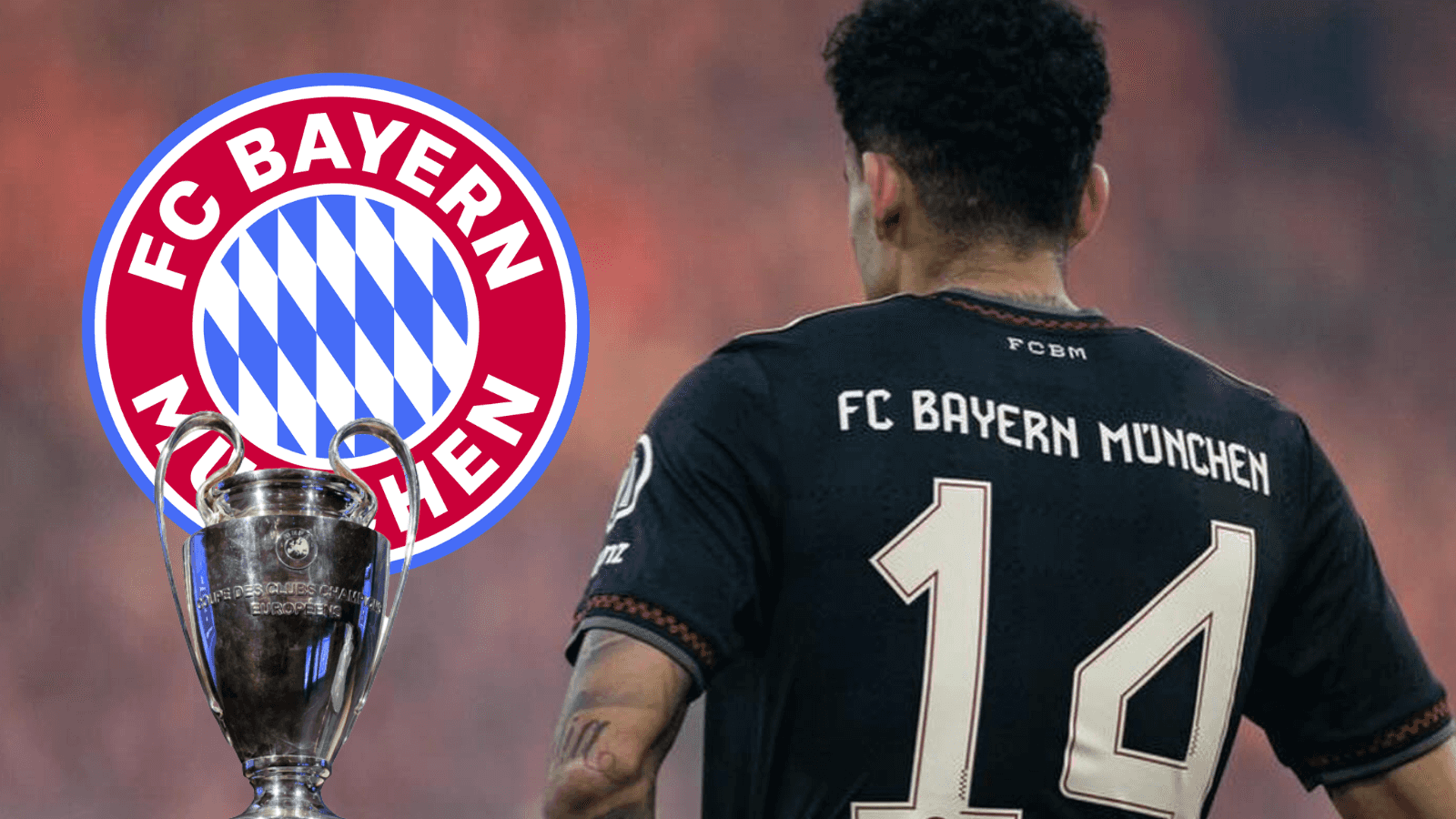 Luis Díaz y el cambio que haría el Bayern Múnich para su próximo juego de Champions League Foto: Luis Díaz y Escudoteca