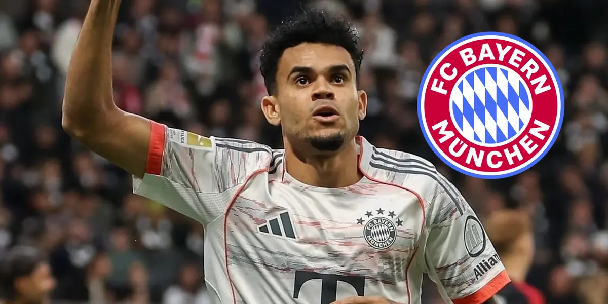 Luis Díaz y el jugador del Bayern que anhela compartir con el en campo Foto: FC Bayern, Escudoteca