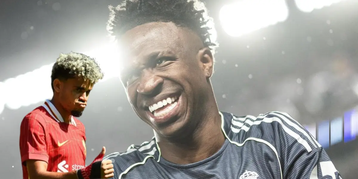 Luis Díaz y el tremendo compañero que podría tener en el Liverpool Foto: Luis Díaz y Vini Jr