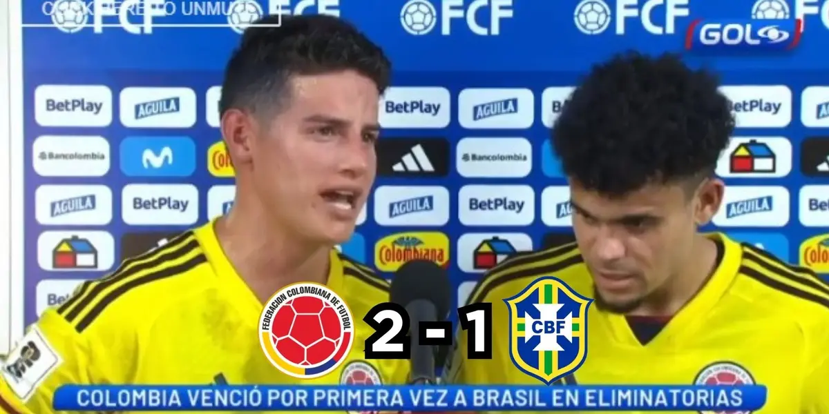 Luis Díaz y James Rodríguez le hablaron a Colombia.