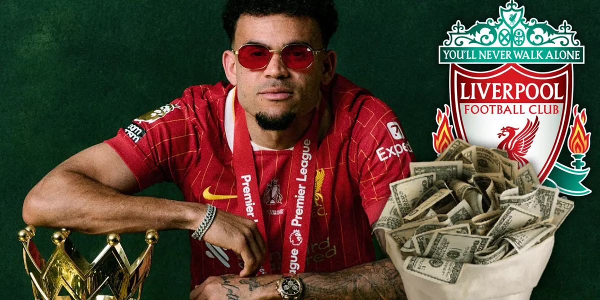 Luis Díaz y la millonada que ganó el Liverpool tras su partida Foto: LFC, Pexels y Escudoteca