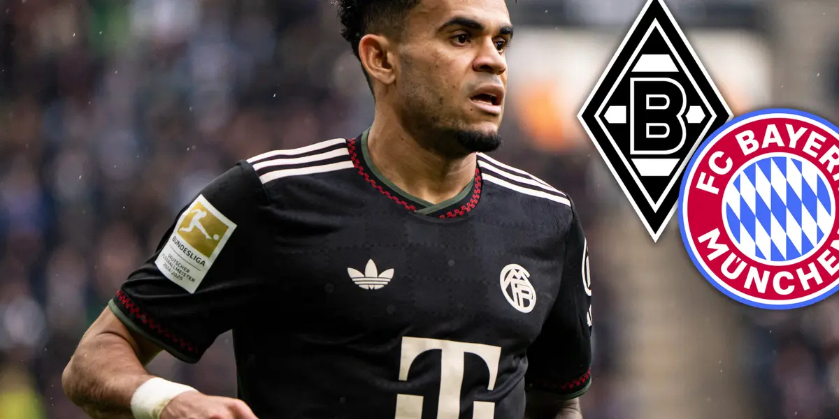 Luis Díaz y lo que hizo en el Bayern Múnich para mantener el invicto en la Bundesliga Foto: FC Bayern y Escudoteca