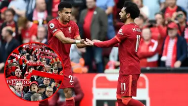 Luis Díaz y Mohamed Salah- Fotos: Futbol red y AS