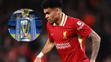 Luis Díaz y su anhelo de ganar la Premier League, mira cuánto le falta Foto: EPL y LFC