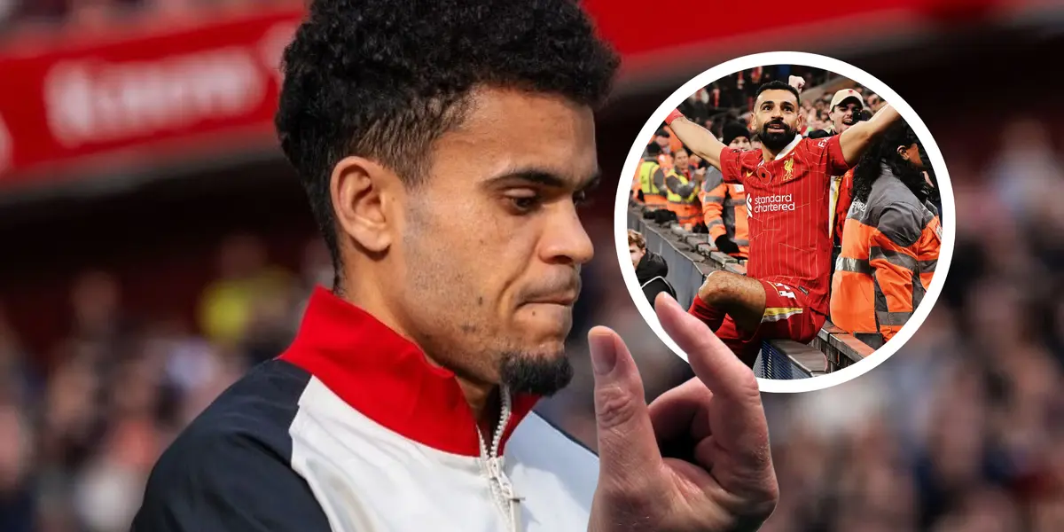Luis Díaz y su insignificante renovación frente a la de Salah Foto: LFC, Luis Díaz y Pexels