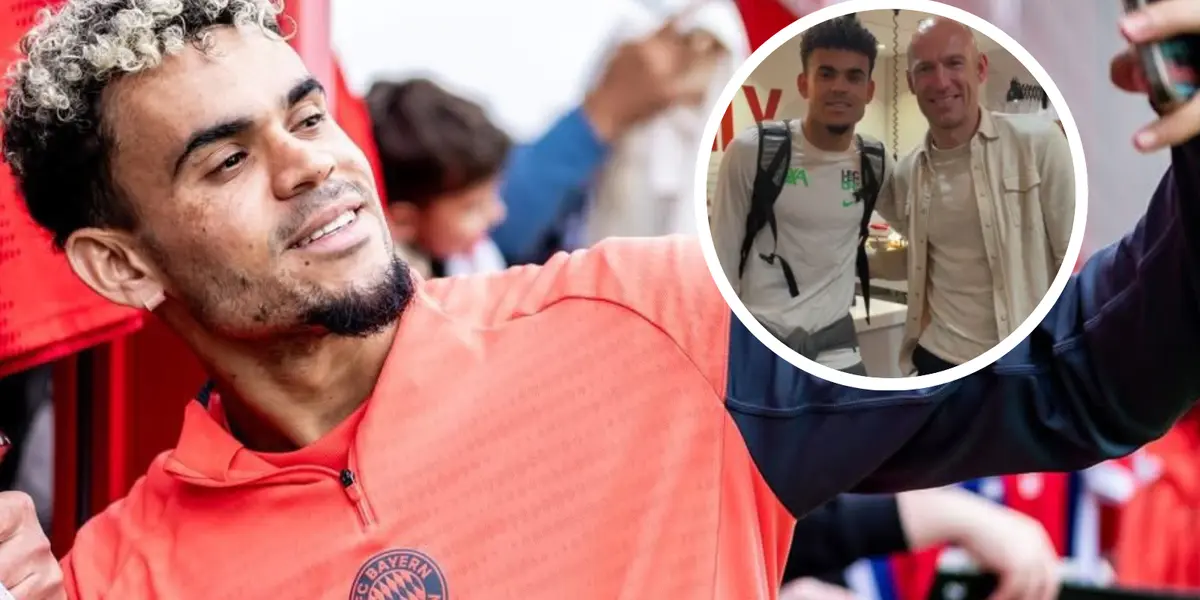 Luis Díaz y un curioso momento con la leyenda del Bayern Múnich, ahora reveló todo Foto: FC Bayern y Luis Díaz