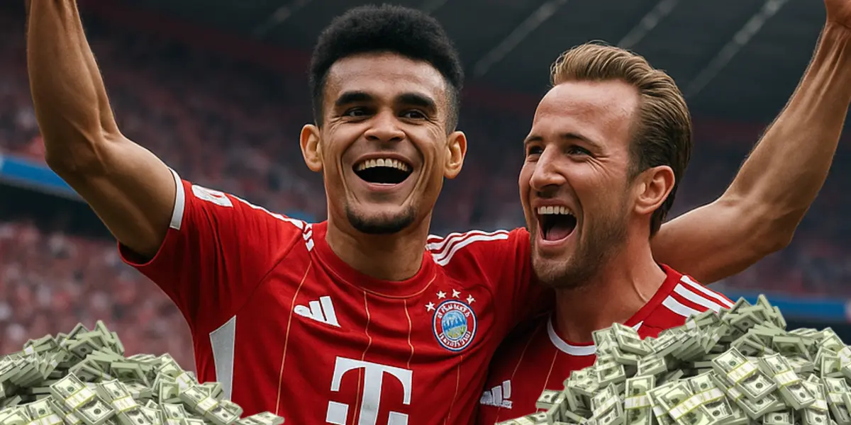 Luis Díaz y un tremendo cambio en su salario si acepta la propuesta del Bayern Foto: Creada con Chat GPT y Pexels