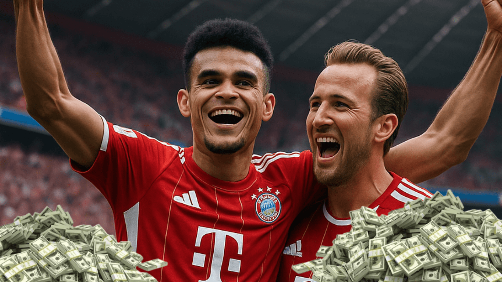 Luis Díaz y un tremendo cambio en su salario si acepta la propuesta del Bayern Foto: Creada con Chat GPT y Pexels