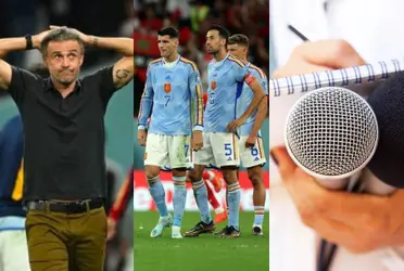 Luis Enrique le lanzó una vaciada a un periodista colombiano por una simple pregunta que le hizo al estratega tras ser eliminado del Mundial de Qatar 2022.