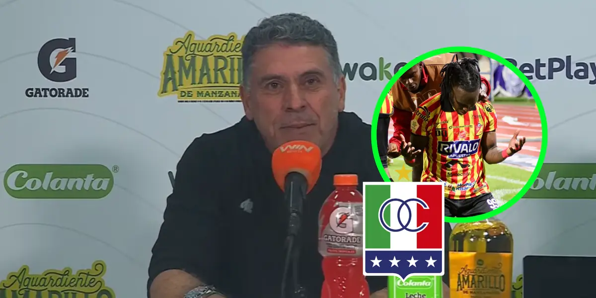 Luis Fernando Suárez Foto: Deportivo Pereira, Captura de Dimayor y Escudoteca