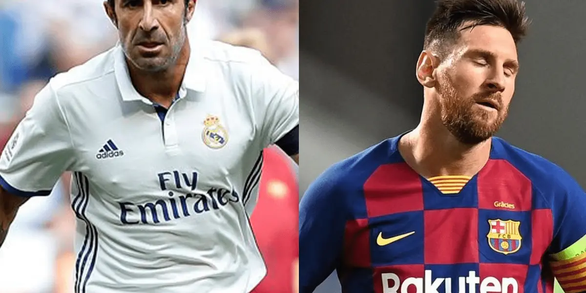 Luis Figo sabe lo que es cambiar de camiseta al eterno rival, por ello dio su opinión sobre lo que dijo Lionel Messi y su posible llegada al Real Madrid