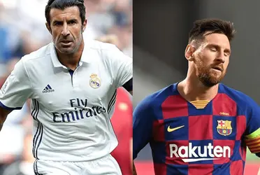 Luis Figo sabe lo que es cambiar de camiseta al eterno rival, por ello dio su opinión sobre lo que dijo Lionel Messi y su posible llegada al Real Madrid