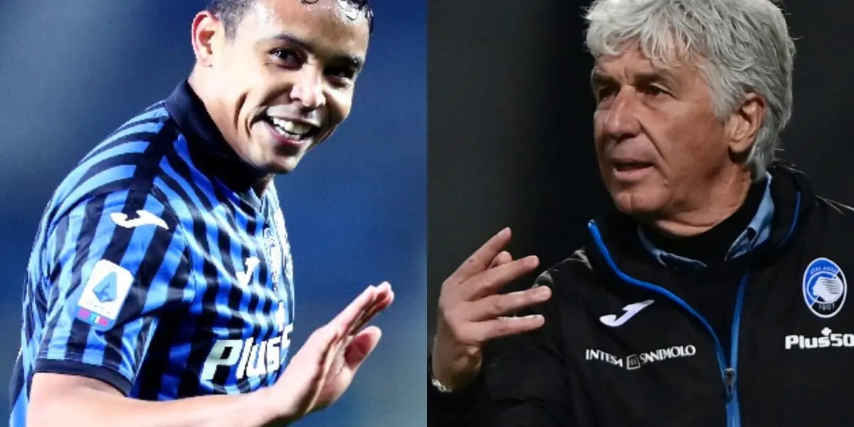Luis Muriel comenzó desde el banquillo contra la AS Roma, jugó por casualidad, una jugada suya hizo la diferencia en el Atalanta y Gasperini se llevó una lección.