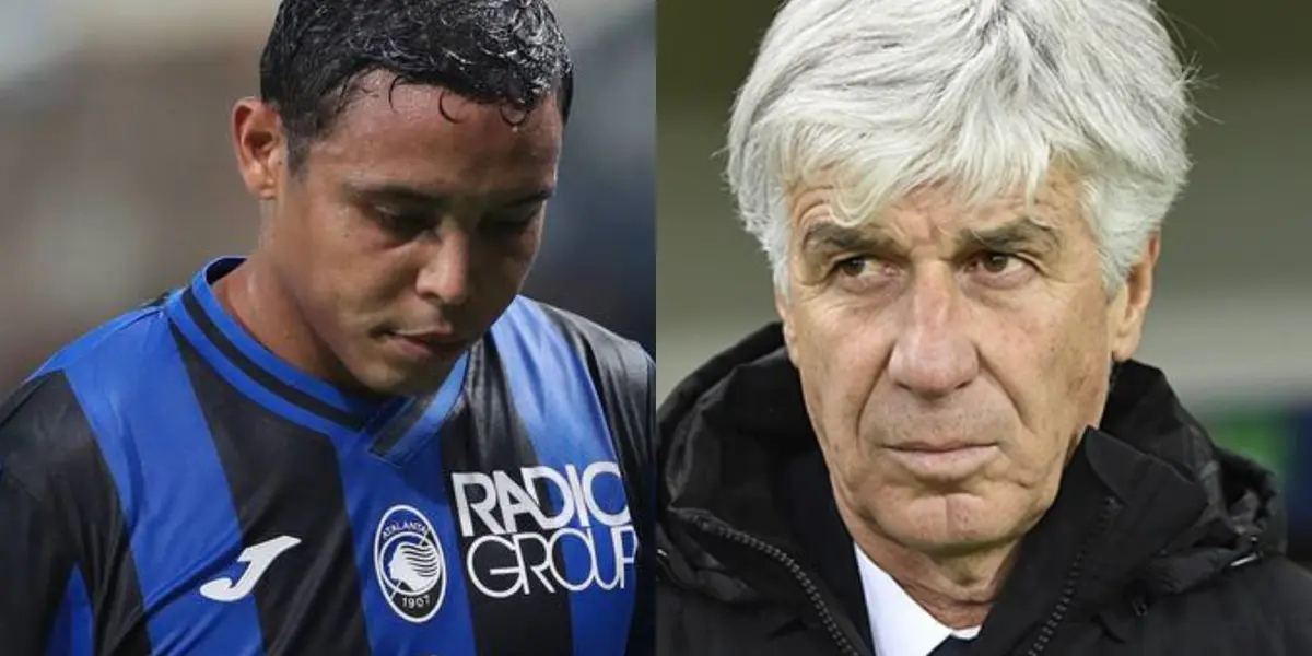 Luis Muriel cometió un grave error en el Atalanta y eso lo pone en duda con su entrenador Gian Piero Gasperini.