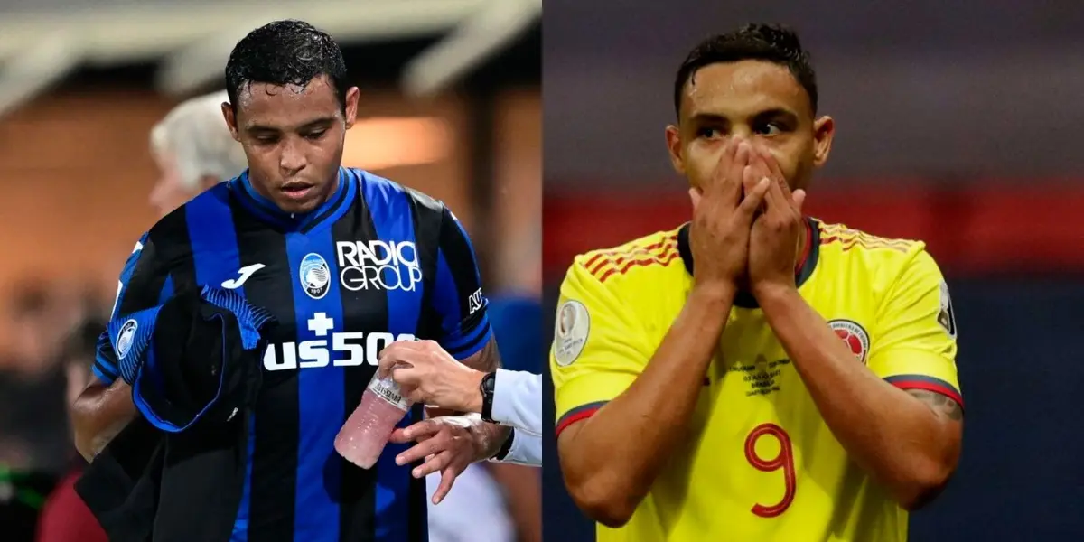 Luis Muriel fracasó en la Selección Colombia de Reinado Rueda y ahora se equivocó gravemente en el Atalanta.