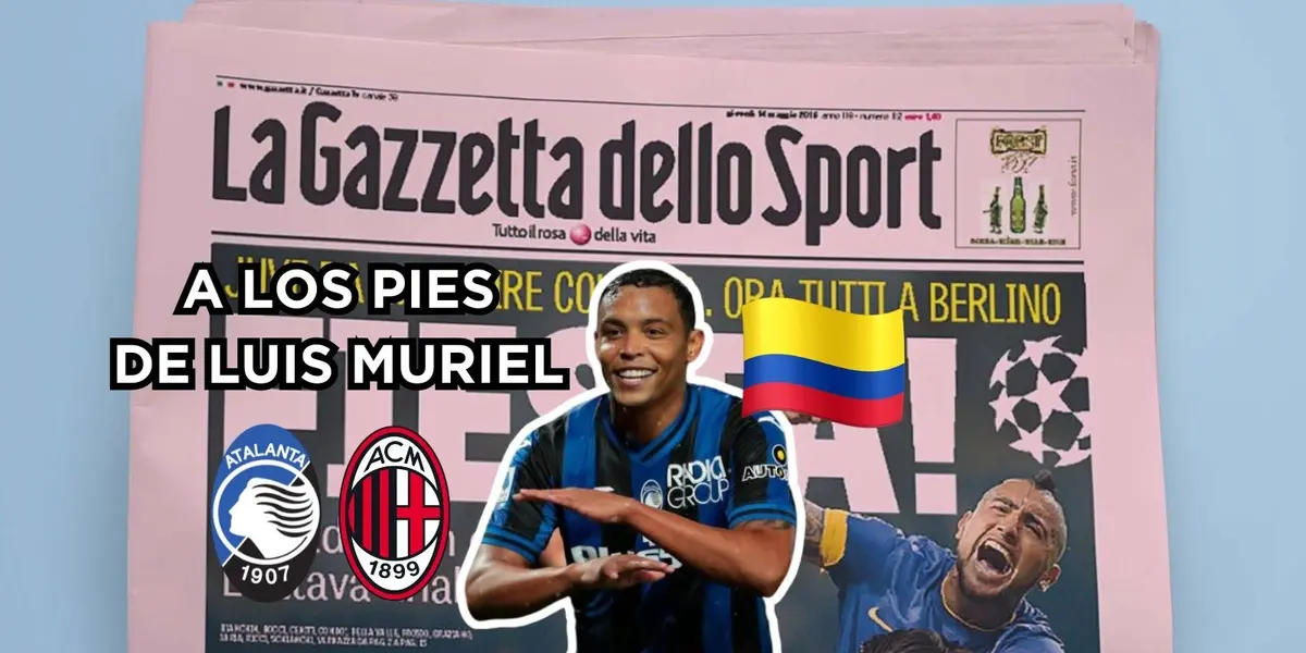 Luis Muriel humilló al AC Milán con un golazo que sorprendió a toda Italia.