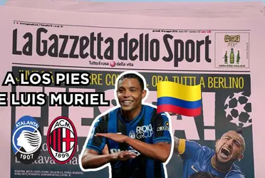 Luis Muriel humilló al AC Milán con un golazo que sorprendió a toda Italia.
