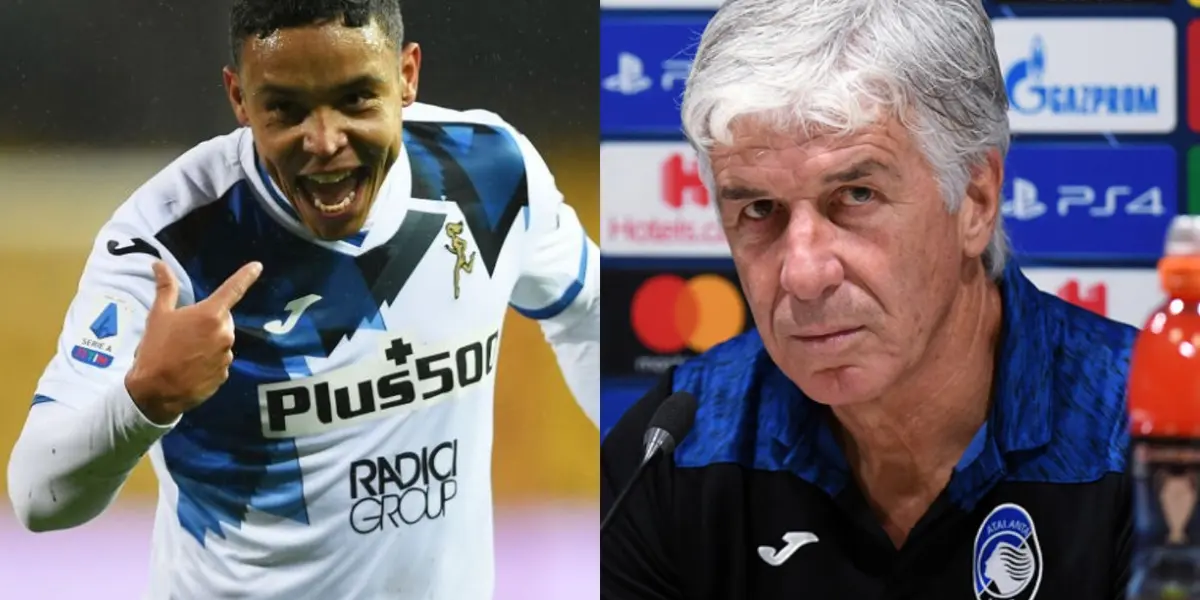 Luis Muriel mandó a callar las críticas que había recibido de su entrenador Gian Piero Gasperini hace poco.