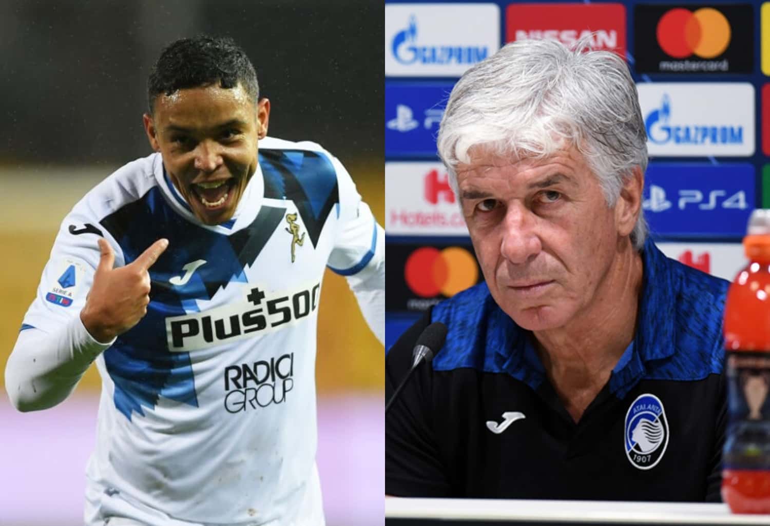 Luis Muriel mandó a callar las críticas que había recibido de su entrenador Gian Piero Gasperini hace poco.