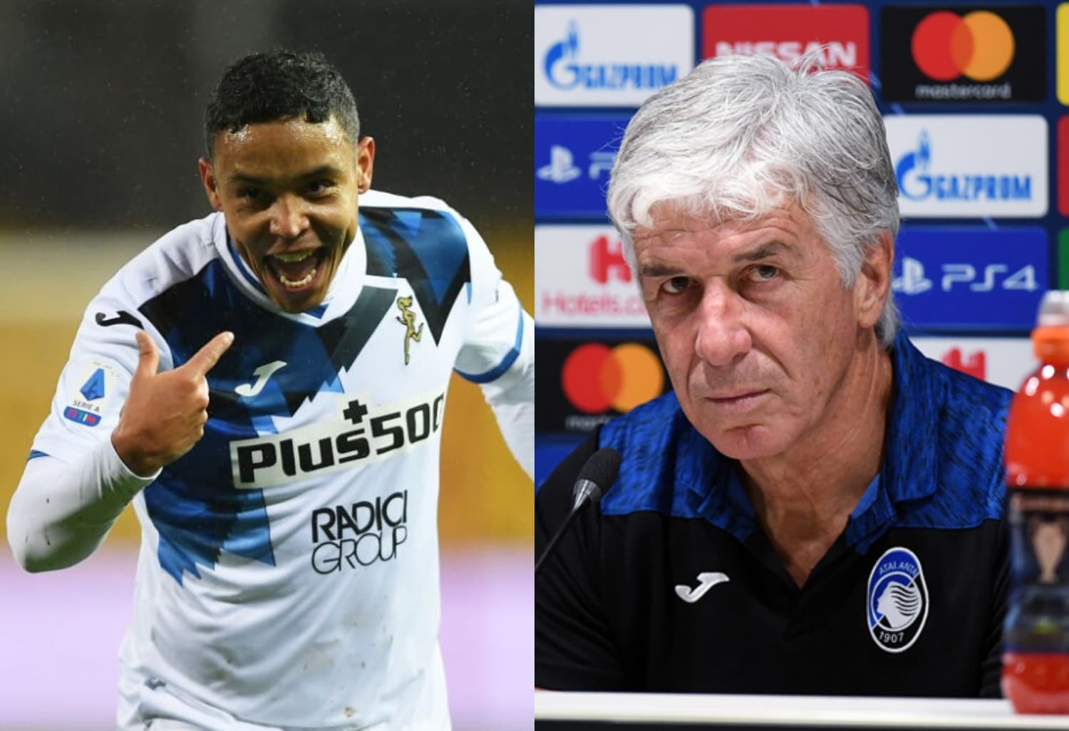Luis Muriel mandó a callar las críticas que había recibido de su entrenador Gian Piero Gasperini hace poco.
