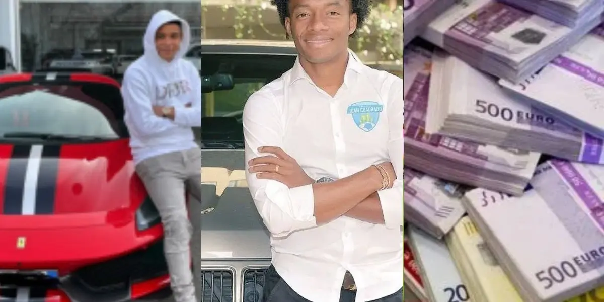 Luis Muriel tiene un lujoso Ferrari que podría costar $ 450 mil dólares en Italia