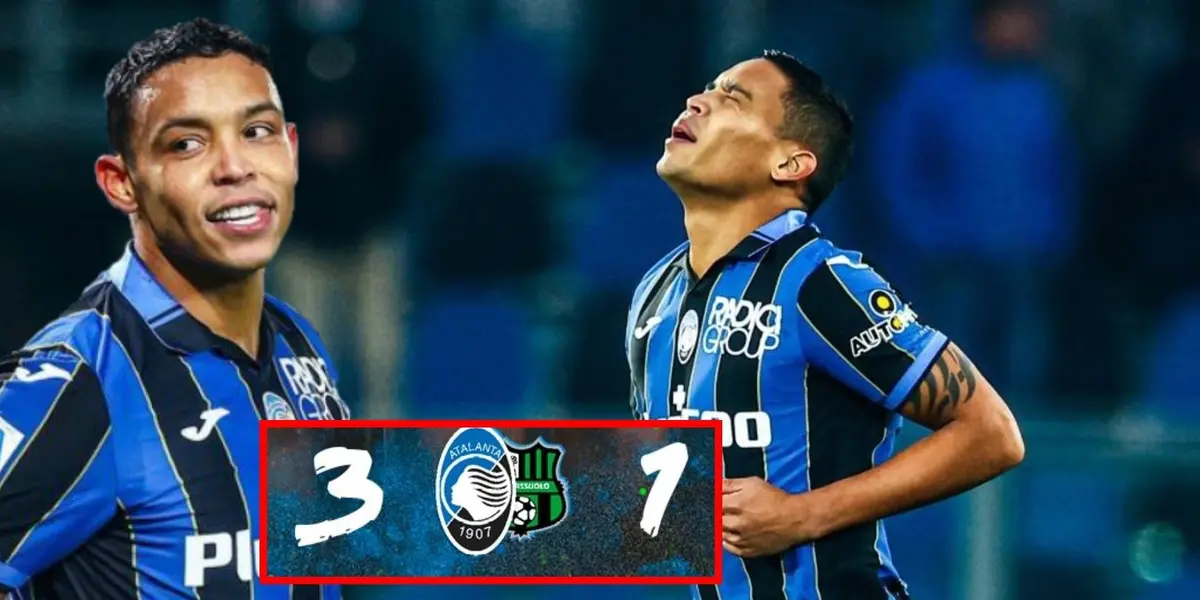 Luis Muriel viene de jugar en el partido de Atalanta en la Copa de Italia