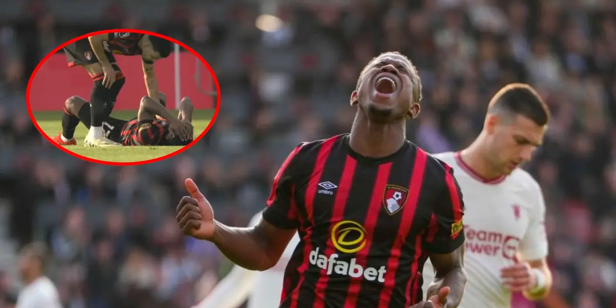 Luis Sinisterra con la camiseta de Bournemouth -Fotos: ESPN, El Universal