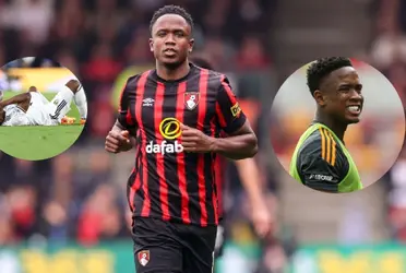 Luis Sinisterra llegó esta temporada a Bournemouth tras su paso por Leeds