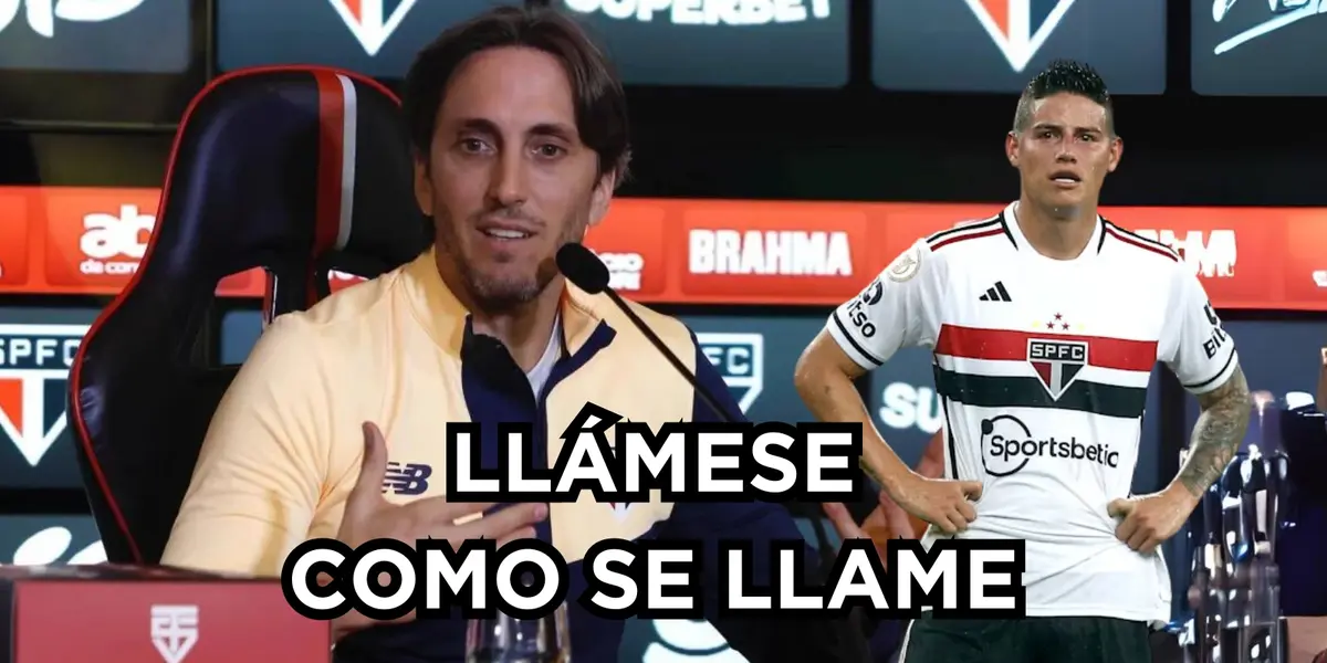 Luis Zubeldía es el nuevo DT de James Rodríguez