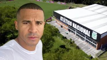 Macnelly Torres y la sede de Atlético Nacional