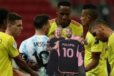 Maluma tuvo un encuentro con Lionel Messi en el Inter de Miami.
