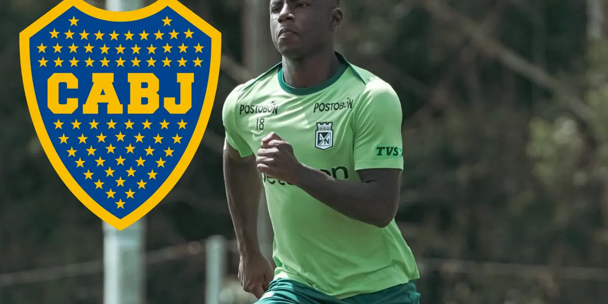 Marino Hinestroza en los planes de Boca Juniors y mira lo que harían al respecto Foto: Nacionaloficial y Escudoteca
