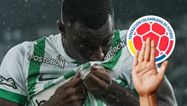 Marino Hinestroza, figura de Nacional, en duda para la Selección por decisión del club. Foto: Nacionaloficial y Escudoteca