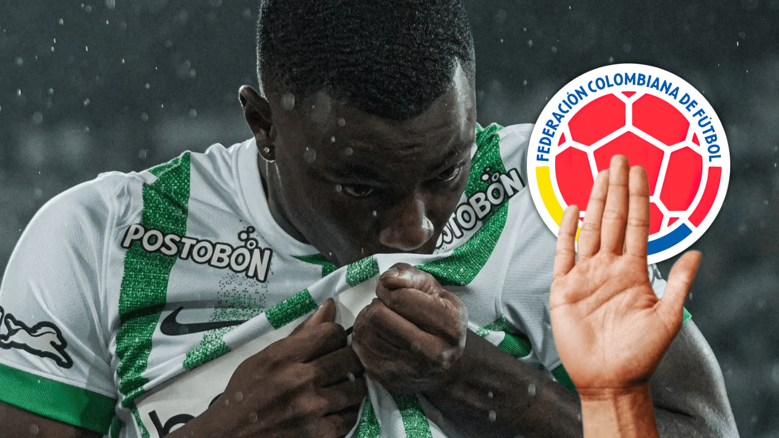 Marino Hinestroza, figura de Nacional, en duda para la Selección por decisión del club. Foto: Nacionaloficial y Escudoteca