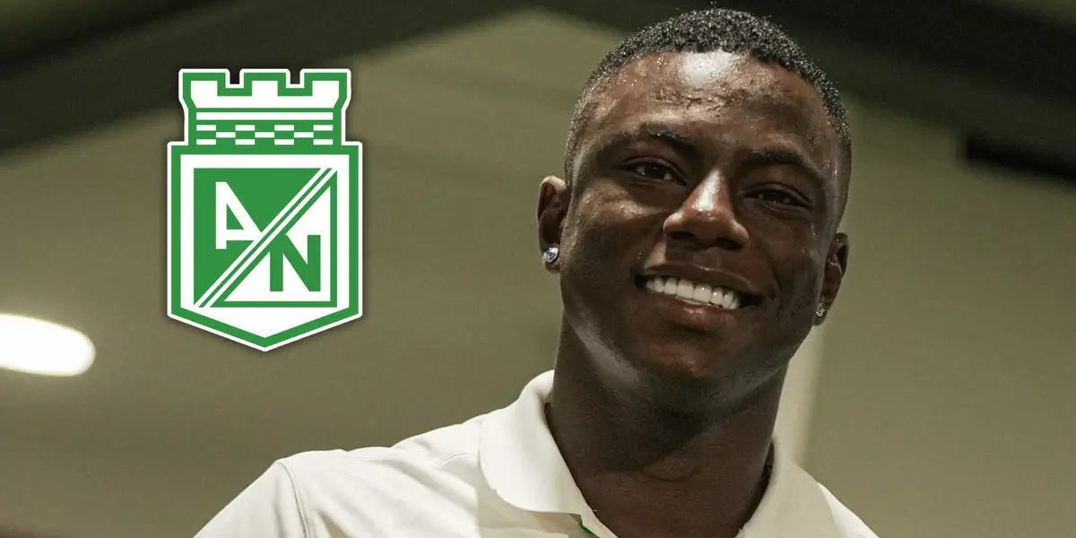 Marino Hinestroza, una de las incógnitas del verdolaga de cara al segundo semestre de la Liga Betplay  Foto: Nacionaloficial y Escudoteca