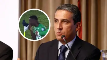 Marino Hinestroza y Dimayor Foto: Semana y Win Sports