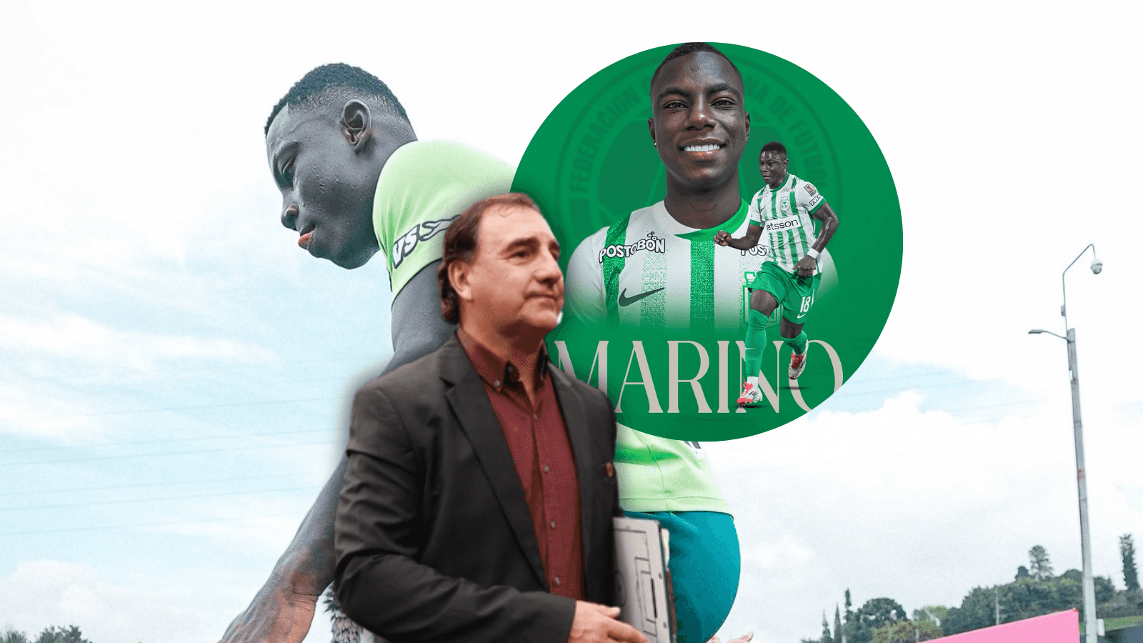 Marino Hinestroza y Néstor Lorenzo Foto: Nacionaloficial y FCF