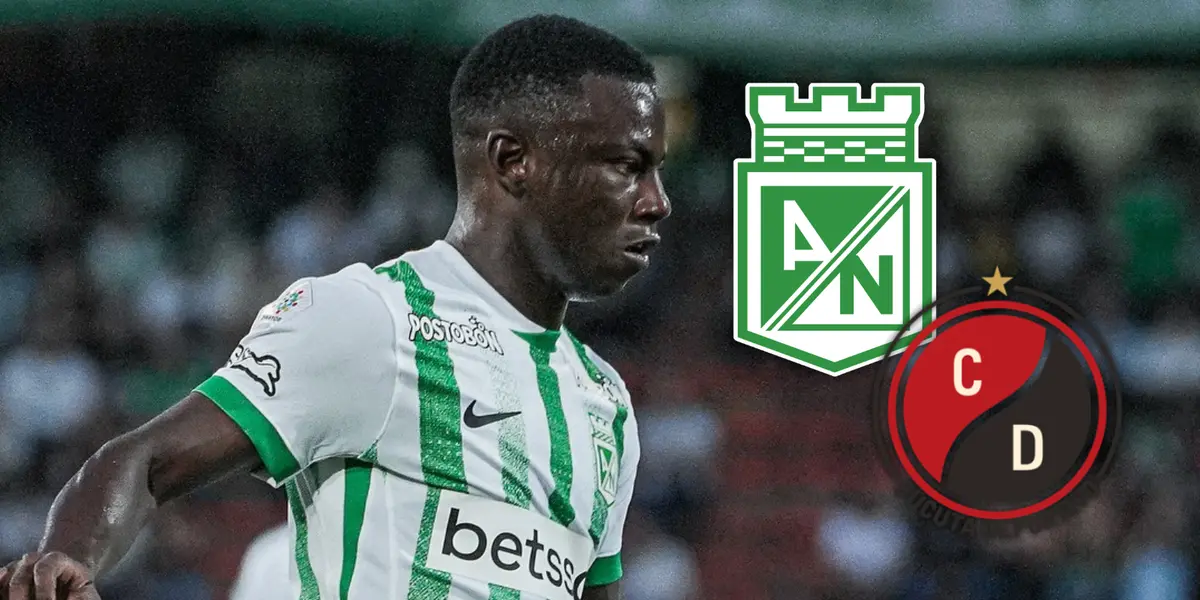 Marino Hinestroza y su mensaje post partido tras el Nacional 1 Cúcutá 0 por Copa Colombia Foto: Escudoteca y Nacionaloficial