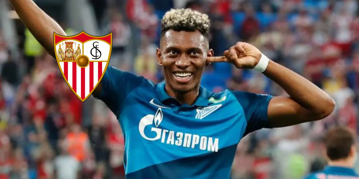 Mateo Cassierra con la camiseta del Zenit.