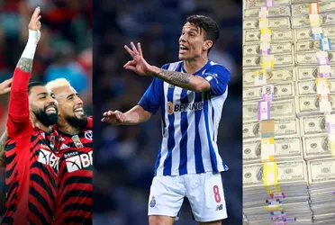 Mateus Uribe ha sonado para el Flamengo de Brasil, querría un alto sueldo y el club se pronunció.