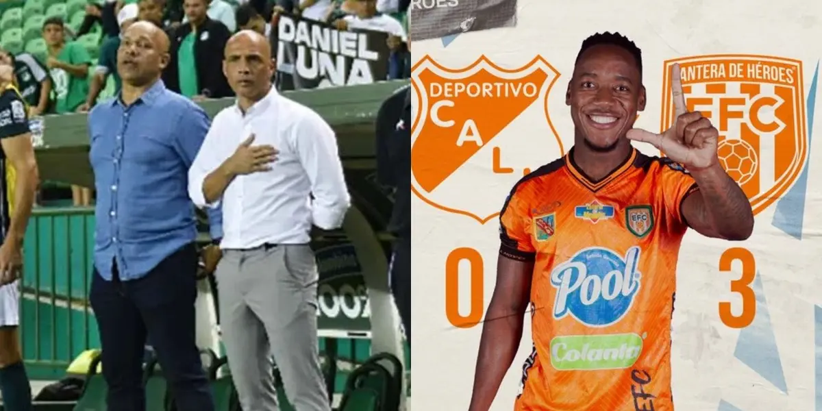 Mayer Candelo no sabe a dónde se metió al poner a dirigir al Deportivo cali y el Envigado FC le metió un baile que jamás olvidará.
